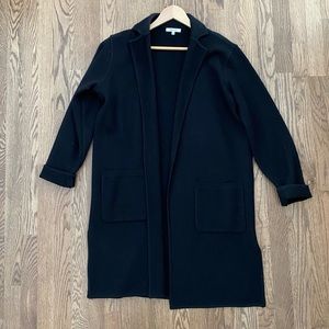 Madewell Black Open-Front Cardigan